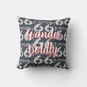 Wander Boldly Throw Pillow