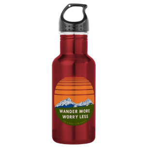 Wander more Worry less 532 Ml Water Bottle