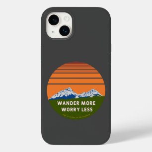 Wander more Worry less Case-Mate iPhone Case