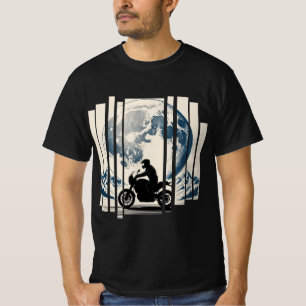 Wander, Ride, Repeat  moto boho T-Shirt