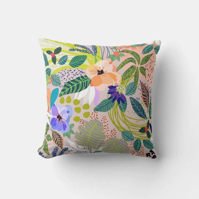 Wander Throw Pillow (Front)