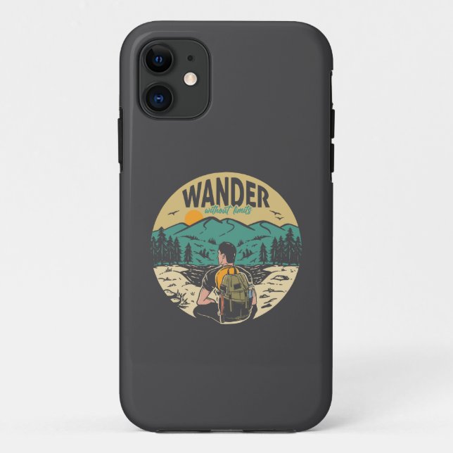 Wander wihtout Limits Case-Mate iPhone Case (Back)