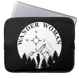 wander woman hiking laptop sleeve