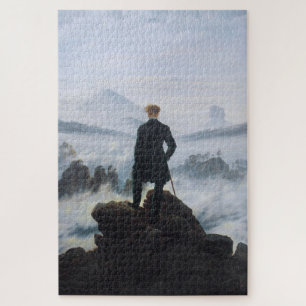 Wanderer Above the Sea of Fog (by C.D. Friedrich) Jigsaw Puzzle