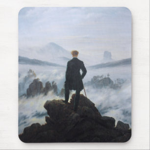 Wanderer Above the Sea of Fog (by C.D. Friedrich) Mouse Pad