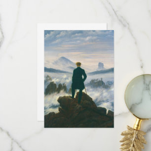 Wanderer above the Sea of Fog by Caspar Friedrich Thank You Card