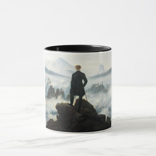 Wanderer above the Sea of Fog, Friedrich Mug (Center)