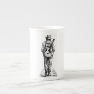 Wanderer Collection – Lone Guitar Traveller Mug