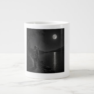 Wanderer Collection – Moonlit Lakeside Hiker Mug