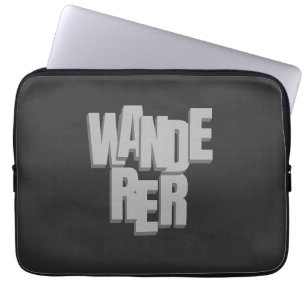 Wanderer Quote Motivational Inspirational Laptop Sleeve