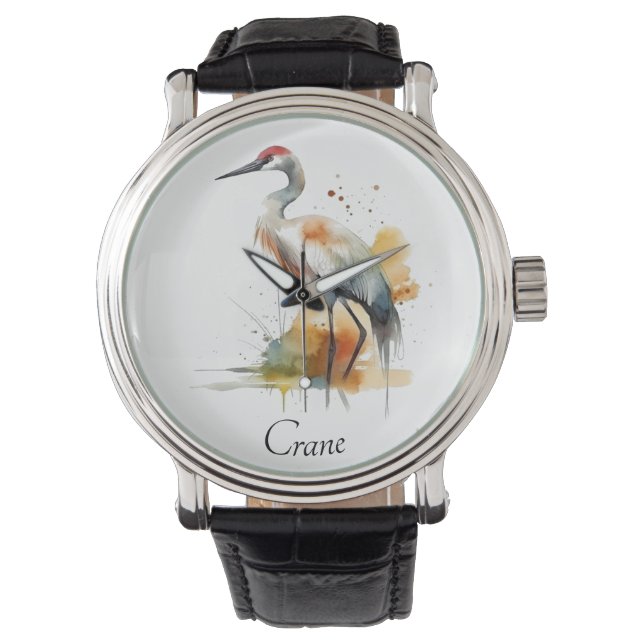 Wandering Crane, custom Watch (Front)
