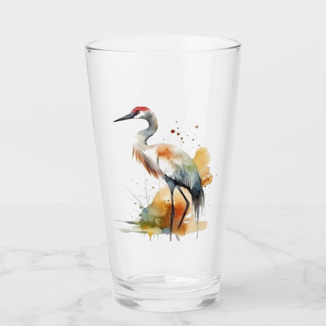 Wandering Crane Glass (Front)