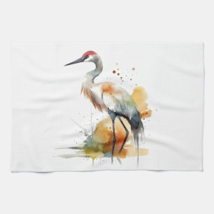 Wandering Crane Kitchen Towel