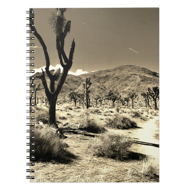 Wandering Desert in Sepia  Notebook  (Front)
