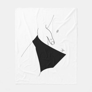 Wandering Hand Fleece Blanket
