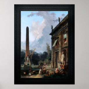 Wandering Minstrels by Hubert Robert Poster
