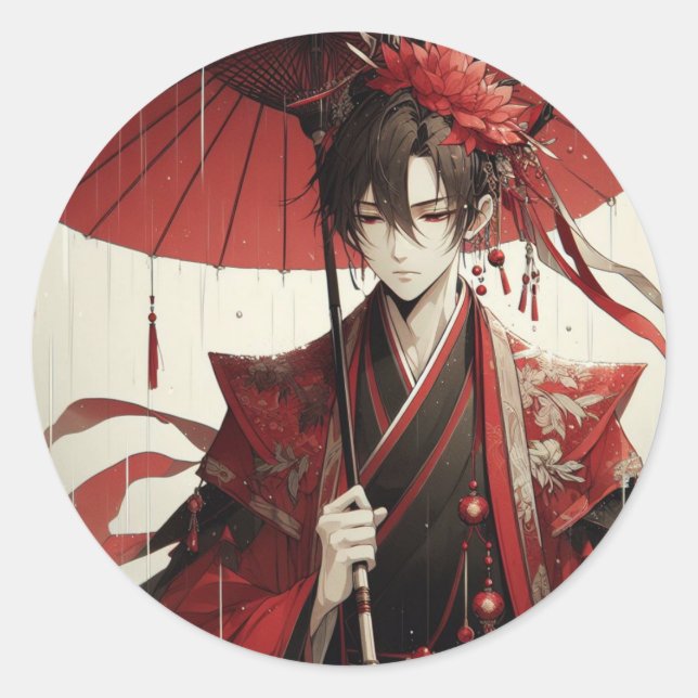 Wandering Nobleman Classic Round Sticker (Front)