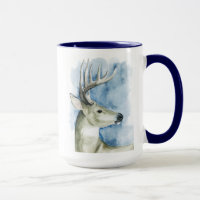 Wandering Stag - Watercolor