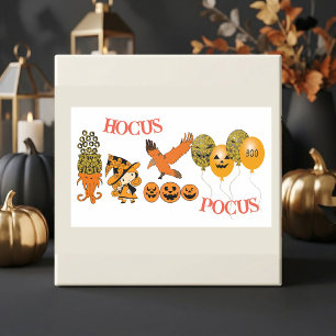 Wandering Witch Jack O Lanterns Raven Hocus Pocus Sticker