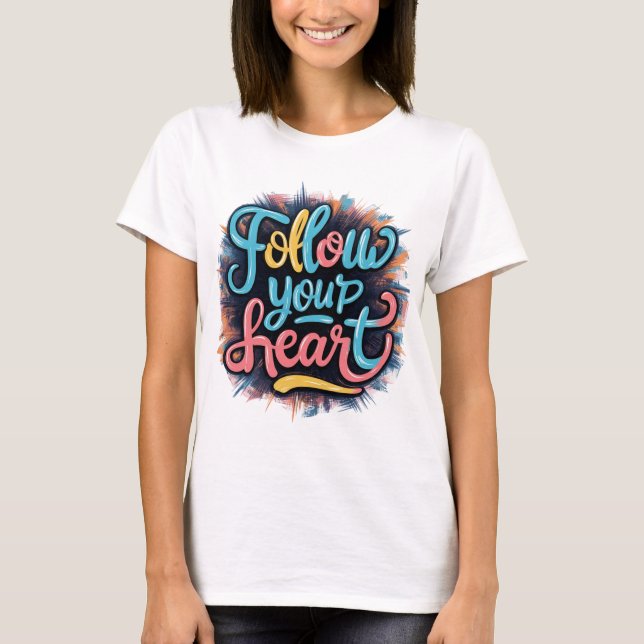 "Wanderings lunaires : Suivez votre T-shirt cardia (Devant)