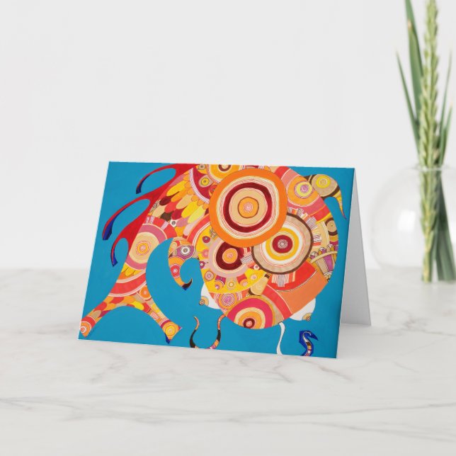 Wanderlust Blank Note Card (Front)