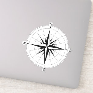 Wanderlust Chronicles: Retro Compass Rose Travel 