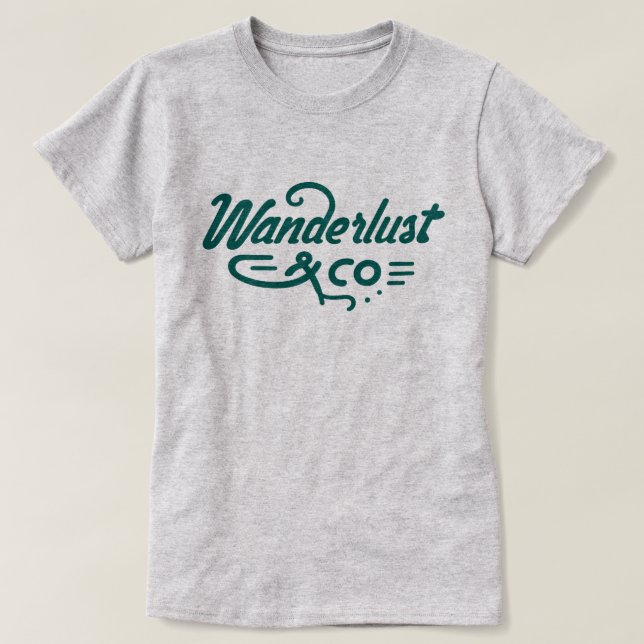 Wanderlust & CO  T-Shirt (Design Front)