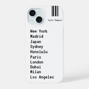 Wanderlust Custom Places Travel Inspired iPhone 15 Case