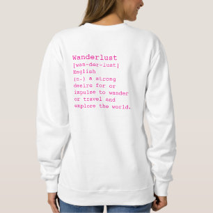 Wanderlust femme's Crewneck Sweatshirt