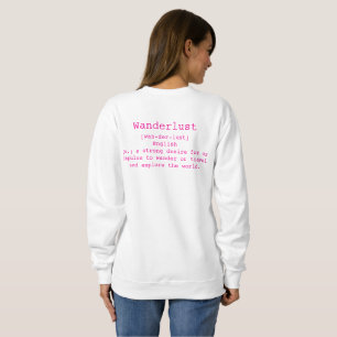 Wanderlust femme's Crewneck Sweatshirt