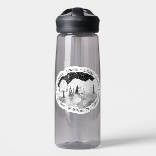 Wanderlust for Nature Lovers & Adventurers  Water Bottle
