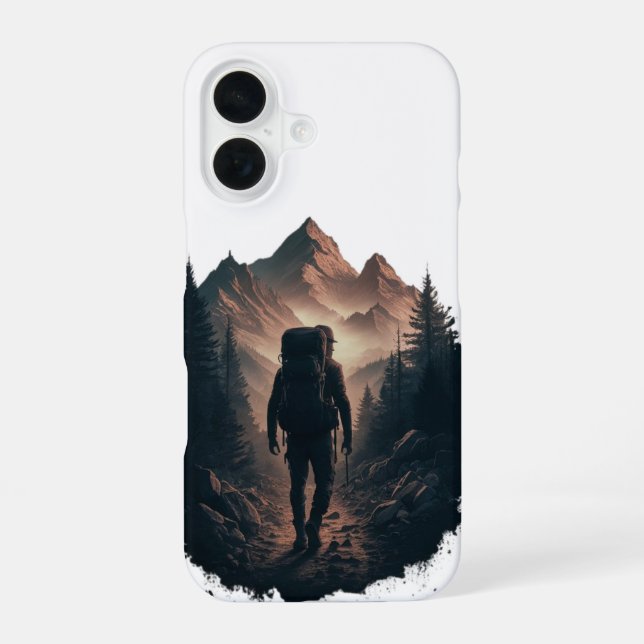 Wanderlust Horizon iPhone 16 Case (Back)