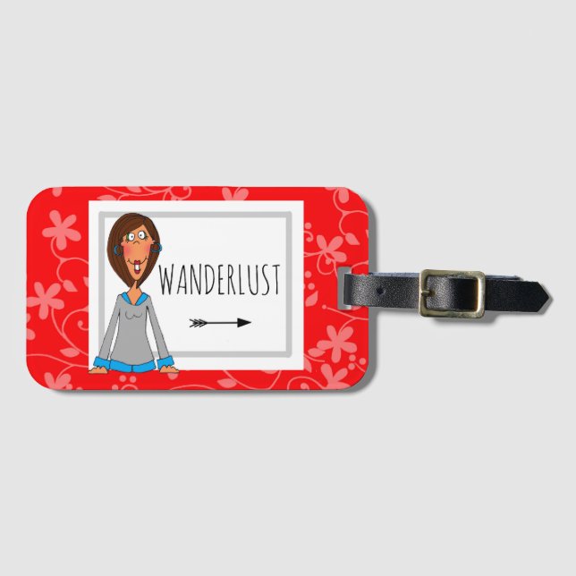 WANDERLUST LUGGAGE TAG (Front Horizontal)