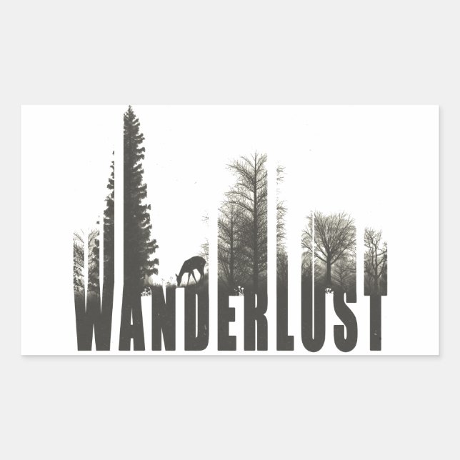 Wanderlust Sticker (Front)
