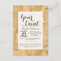 Wanderlust..." Travelling Quote on Vintage Paper