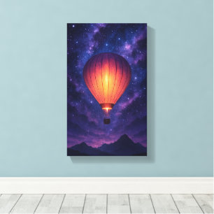 Wanderlust Universe – Surreal Travel Adventure Canvas Print