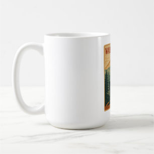 Wanderlust - Vintage Mountain Hikers Retro Trail Coffee Mug