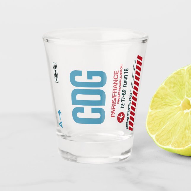 WanderTag Shot Glass (Front)