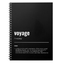 WanderTag - Voyage Carnet noir