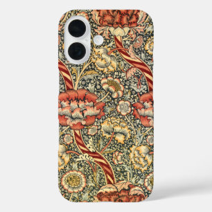 Wandle by William Morris, Vintage Textile Fine Art iPhone 16 Case