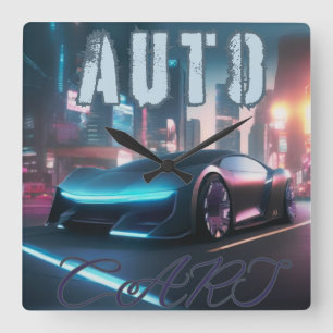 WANDUHREN SQUARE WALL CLOCK