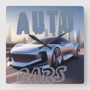 WANDUHREN SQUARE WALL CLOCK