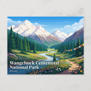 Wangchuck Centennial National Park Bhutan Postcard