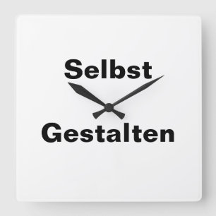 Wanhohr Self-Design - Template Square Wall Clock