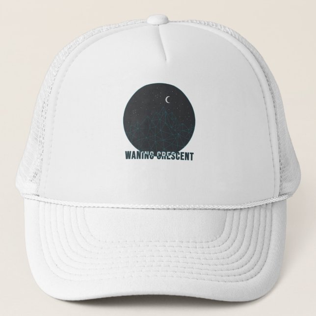 Waning Crescent Trucker Hat (Front)
