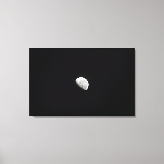Waning Moon 2 Canvas Print (Front)