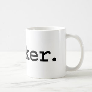 wanker. coffee mug