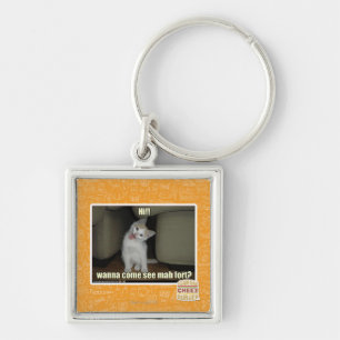 Wanna come see mah fort? keychain