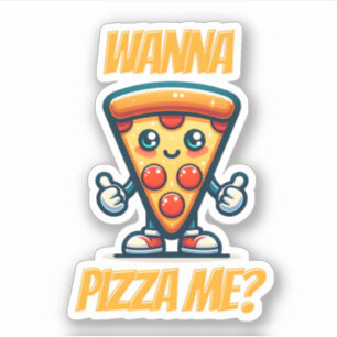 Wanna Pizza Me   Funny Food Pun