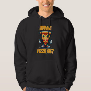 Wanna Pizza Me   Funny Food Pun Hoodie